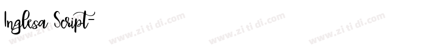 Inglesa Script字体转换